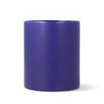 Caneca de cerâmica, acabamento mate contorno interior brilhante 350 ml cor azul-escuro terceira vista