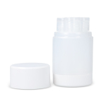 Set de 3 frascos de 40 ml para artigos de higiene ideal para viagens cor branco quinta vista