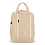 Mochila de rPET para portátil com funcionalidade de saco 15,6'' cor bege