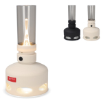Lâmpada LED estilo vintage recarregável com sensor de sopro