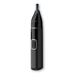 Aparador de pelos do nariz, orelhas e sobrancelhas, marca Philips cor preto