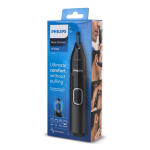 Aparador de pelos do nariz, orelhas e sobrancelhas, marca Philips cor preto quinta vista