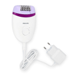 Depiladora e miniaparador em estojo de cetim, marca Philips cor branco quinta vista