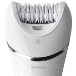 Depiladora resistente à água de bateria recarregável Philips cor branco terceira vista