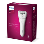 Depiladora resistente à água de bateria recarregável Philips cor branco quarta vista
