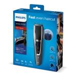 Kit de máquina de barbear, tesoura e pente, marca Philips cor titânio quinta vista