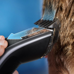 Kit de máquina de barbear, tesoura e pente, marca Philips cor titânio sexta vista