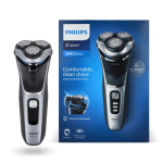 Máquina de barbear elétrica para cabelo e barba, marca Philips cor preto