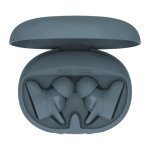 Auriculares desportivos em estojo oval Fresh 'n Rebel cor azul quarta vista