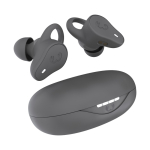 Auriculares desportivos em estojo oval Fresh 'n Rebel cor titânio
