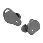 Auriculares desportivos em estojo oval Fresh 'n Rebel cor titânio terceira vista