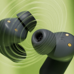 Auriculares sem fios com localizador e longa autonomia Philips cor cinzento-escuro sétima vista