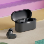 Auriculares sem fios com localizador e longa autonomia Philips cor cinzento-escuro