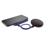 Powerbank com função de suporte para telemóvel Fresh 'n Rebel 5000 mAh cor azul quarta vista