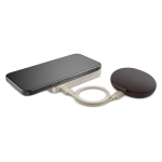 Powerbank com função de suporte para telemóvel Fresh 'n Rebel 5000 mAh cor bege quarta vista