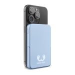Powerbank com função de suporte para telemóvel Fresh 'n Rebel 5000 mAh cor azul pastel terceira vista