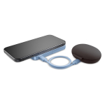 Powerbank com função de suporte para telemóvel Fresh 'n Rebel 5000 mAh cor azul pastel quarta vista