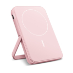Powerbank com função de suporte para telemóvel Fresh 'n Rebel 5000 mAh cor rosa pastel