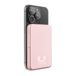 Powerbank com função de suporte para telemóvel Fresh 'n Rebel 5000 mAh cor rosa pastel terceira vista