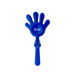Mão de bater palmas de plástico em várias cores, ideal para animação cor azul ultramarino vista principal