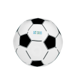 Bola insuflável personalizada de PVC com estilo futebol retro League cor branco vista principal