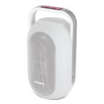 Colunas brancas com luz ambiente multicolor e pega superior marca Muse cor branco