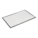 Capacho com base antideslizante totalmente personalizável 60 x 90 cm cor preto
