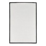 Capacho com base antideslizante totalmente personalizável 60 x 90 cm cor preto segunda vista