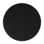 Tapete para o rato redondo para impressão a cor bem garrida cor branco quinta vista