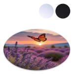 Tapete para o rato redondo para impressão a cor bem garrida