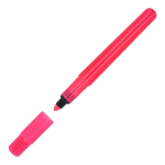Marca-texto redondo de cores vibrantes para personalizar cor rosa fluorescente segunda vista