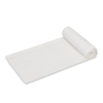 Toalha de algodão e veludo de poliéster para sublimar, 30 x 130 cm cor branco