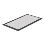Tapete de bar com base antideslizante para sublimação cor preto