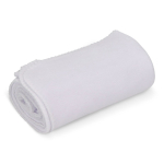 Manta de forro polar de toque ultramacio para sublimação 190 g/m2 cor branco segunda vista