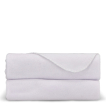 Manta de forro polar de toque ultramacio para sublimação 290 g/m2 cor branco