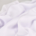 Manta de forro polar de toque ultramacio para sublimação 290 g/m2 cor branco quarta vista