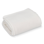 Manta de forro polar de toque ultramacio para sublimação 270 g/m2 cor branco segunda vista