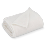 Manta de forro polar de toque ultramacio para sublimação 270 g/m2 cor branco terceira vista