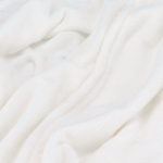 Manta de forro polar de toque ultramacio para sublimação 270 g/m2 cor branco quarta vista