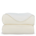 Manta de forro polar de toque ultramacio para sublimação 510 g/m2 cor branco