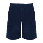 Bermudas de algodão com bolsos 200 g/m2 Roly Direct Amazonas cor azul-marinho segunda vista