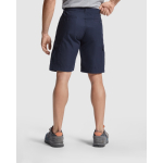 Bermudas de algodão com bolsos 200 g/m2 Roly Direct Amazonas cor azul-marinho quarta vista de uso