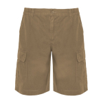 Bermudas de trabalho de algodão e poliéster 200 g/m2 Roly Armour cor camel segunda vista