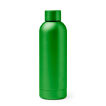 Garrafa térmica de aço inoxidável com acabamento brilhante 550 ml cor preto segunda vista