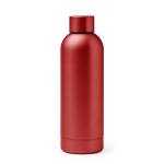 Garrafa térmica de aço inoxidável com acabamento brilhante 550 ml cor vermelho segunda vista