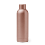 Garrafa térmica de aço inoxidável com acabamento brilhante 550 ml cor rosa ouro segunda vista