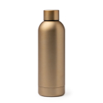 Garrafa térmica de aço inoxidável com acabamento brilhante 550 ml cor dourado segunda vista