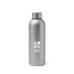 Garrafa térmica de aço inoxidável com acabamento brilhante 550 ml vista principal