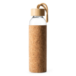 Garrafa de vidro com manga de cortiça natural 500 ml cor natural segunda vista
