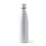 Garrafa de aço inoxidável para sublimação 700 ml cor branco primeira vista de uso